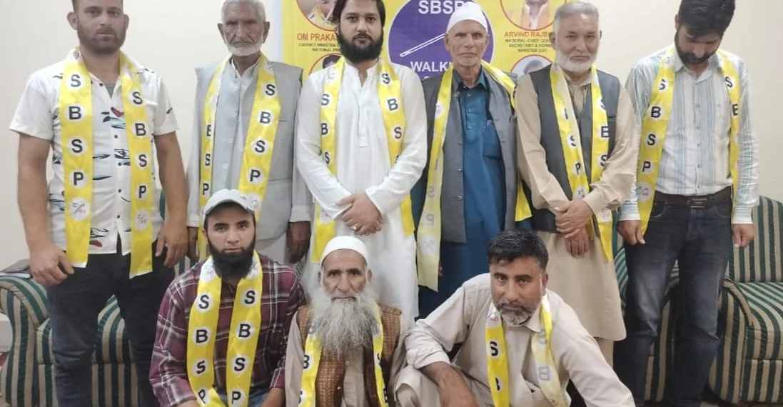 SBSP Sopore District Team Discusses Water Crisis with Party President Vivek Bali