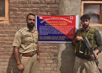 Residential Property Worth ₹60 Lakhs Attached in Srinagar Crackdown on Drug Peddling