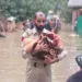 JKP the Saviors: Police Rescue Newborn Baby Amid Devastating Floods in Frisal Area