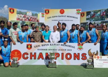 *Srinagar Hockey Clinches Title as Gen Bipin Rawat Memorial Kashmir Hockey League 2025 Concludes*