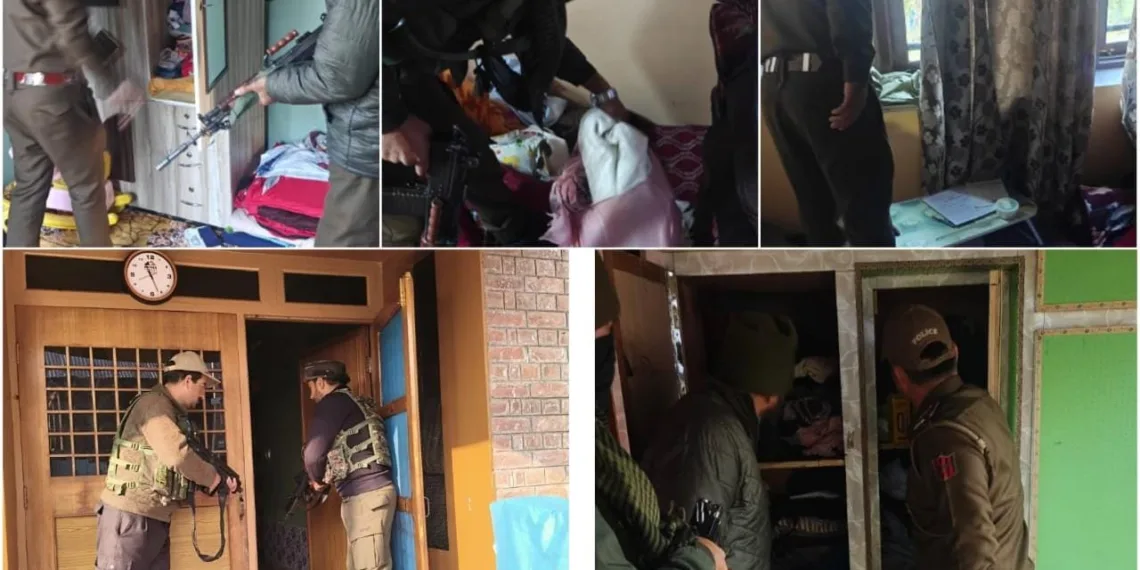 400 CASOs in 4 Days: Kulgam Police Tighten Net Around JeI, OGWs & Terror Networks