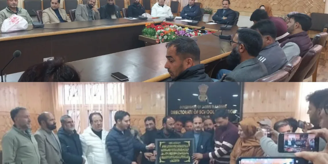 High-Level Delegation of Jammu & Kashmir Teachers Joint Action Committee Meets Dsek