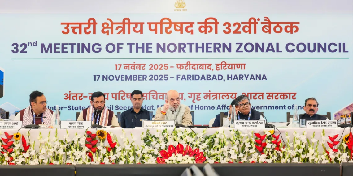 “Terrorism Will Be Eradicated From Its Roots”: Amit Shah at NZC Meet in Faridabad