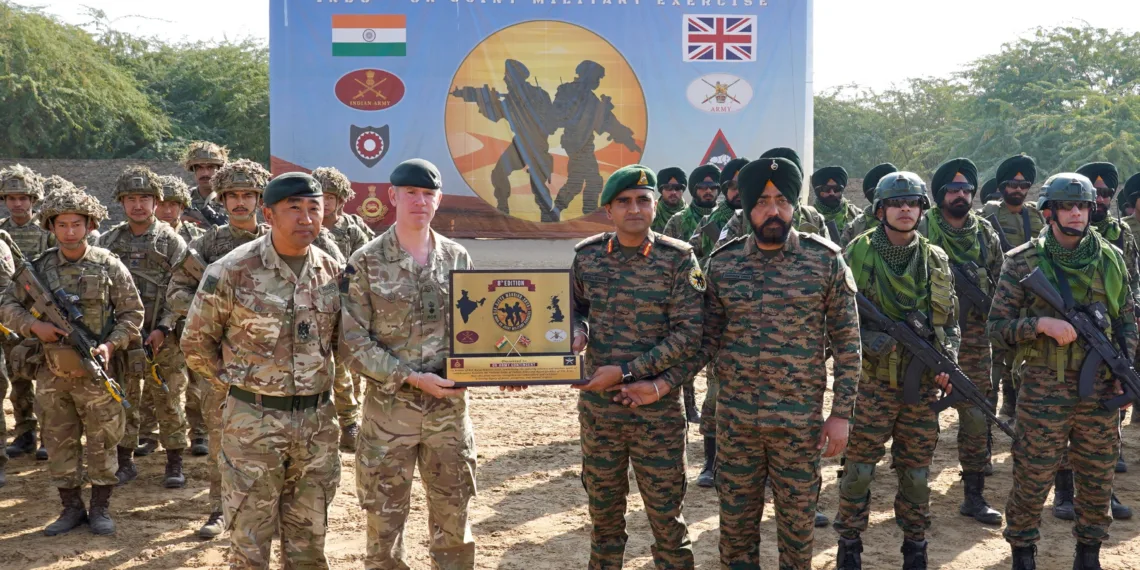 INDIA–UK JOINT MILITARY EXERCISE ‘AJEYA WARRIOR-25’ CONCLUDES AT RAJASTHAN