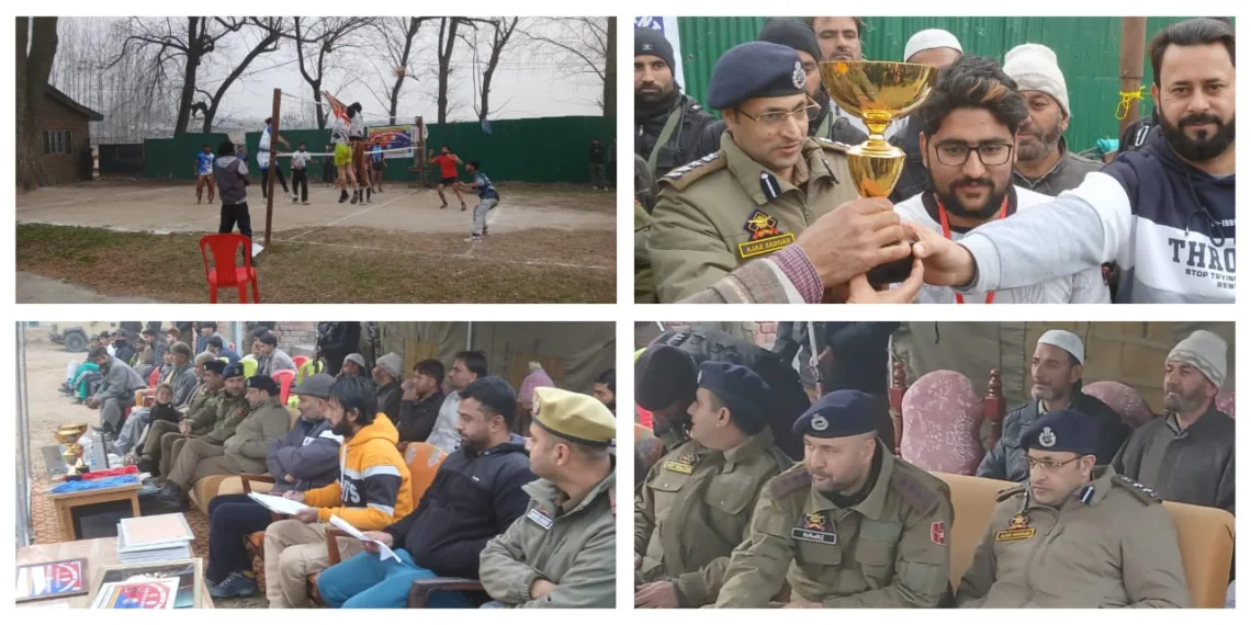 Volleyball Tournament Organised by Bandipora Police in Hajin Concludes Successfully