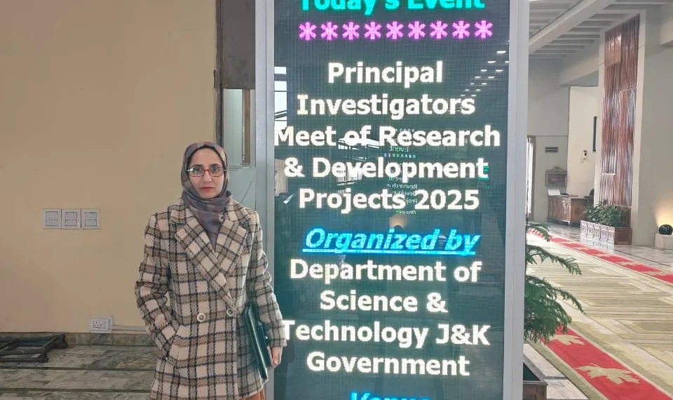 GCW MA Road Bags ₹15 Lakh Grant to Lead Psychology-Driven STEM Education in Kashmir’s Border Districts