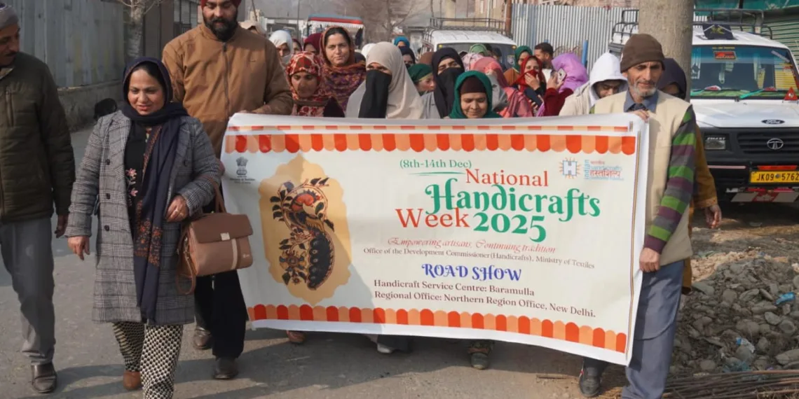 National Handicrafts Week 2025: HSC Baramulla Distributes Toolkits to Embroidery Artisans in Kupwara