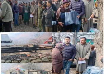 House Gutted in Fire Incident tonight at Nachiyan, Karnah – Relief Disbursed