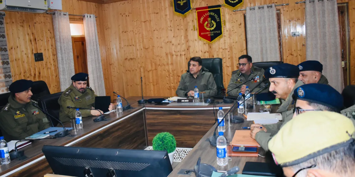 DIG NKR Conducts Crime and Security Review Meeting at Police District Sopore