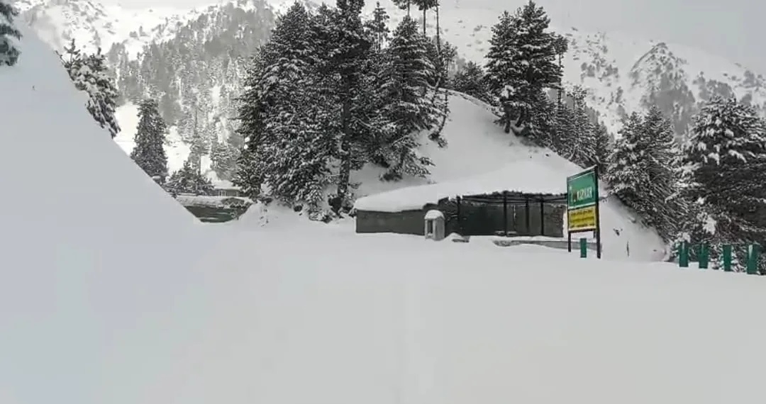 Heavy Snowfall Grips Sadhna Top, Two Feet Snowfall Recorded; Tangdhar-Kupwara Road Closed for Two Days