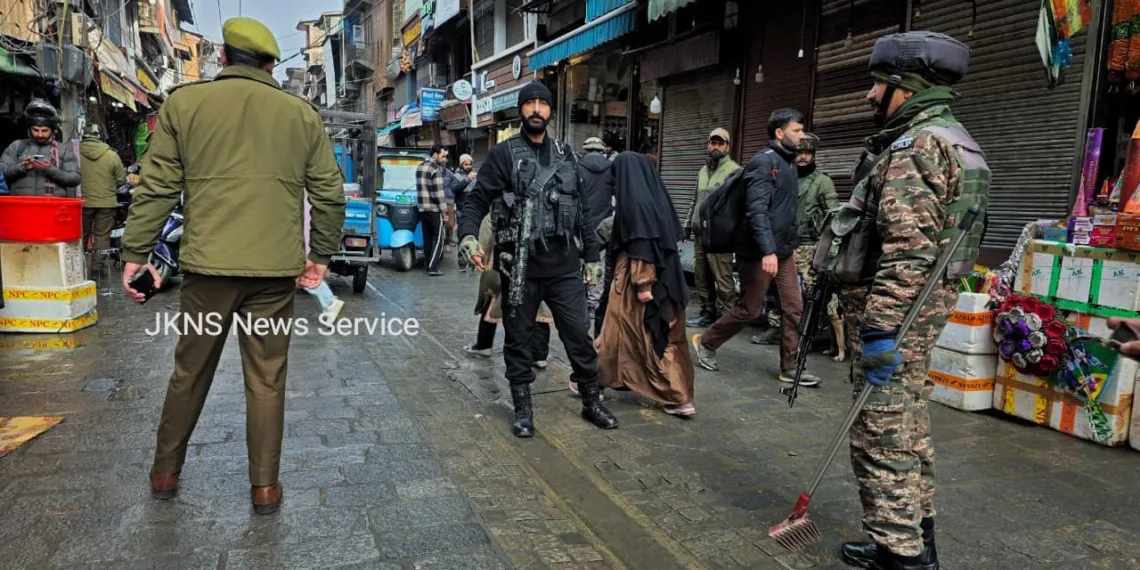 Security Stepped Up in Srinagar to Ensure Public Safety