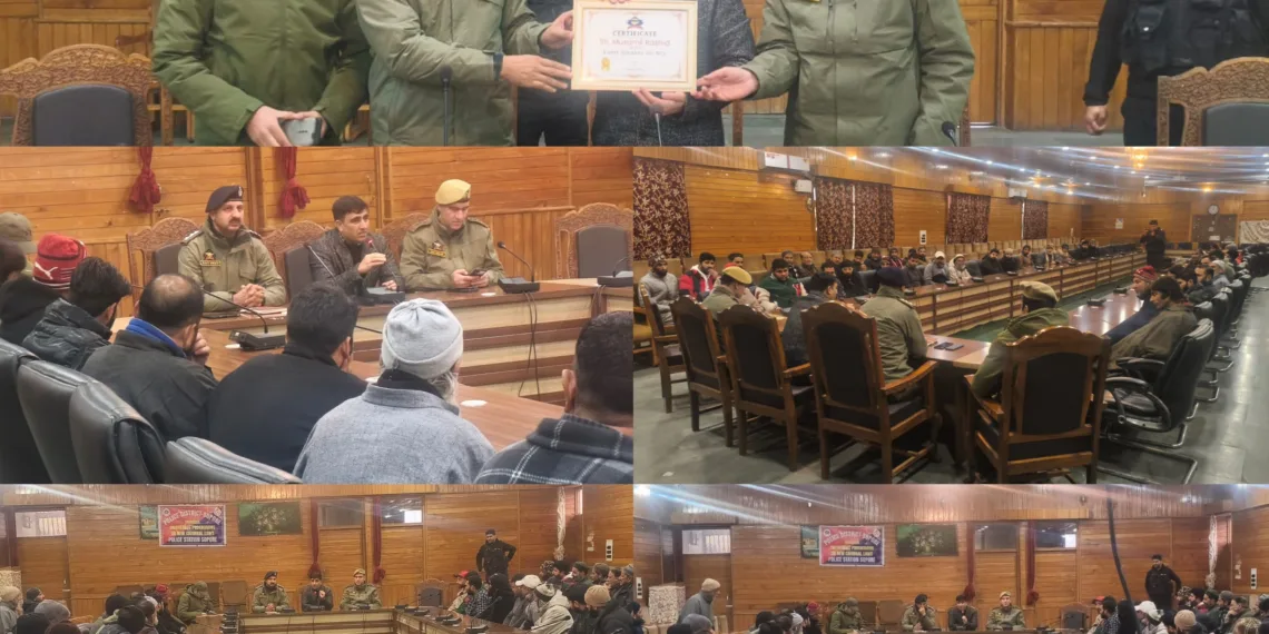 Sopore Police Organise Awareness Programme on New Criminal Laws