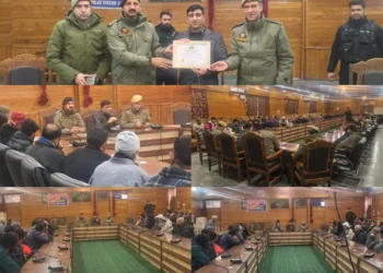 Sopore Police Organise Awareness Programme on New Criminal Laws