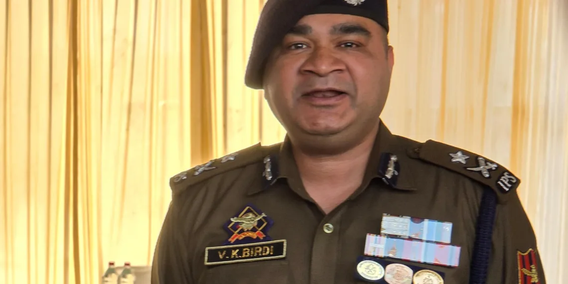 IGP Kashmir V.K. Birdi Conveys New Year 2026 Greetings, Prays for Peace and Prosperity