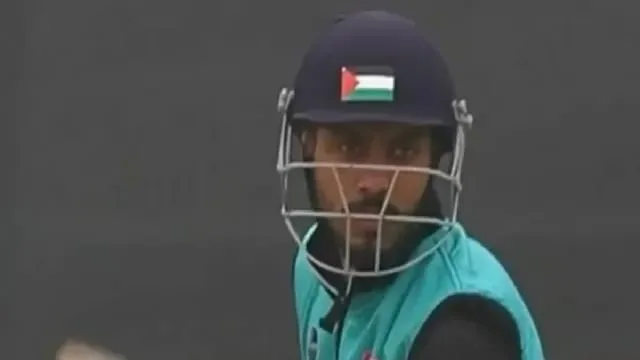 Enquiry Initiated After Pulwama Cricketer Used Helmet with Palestine Logo During Match in Jammu