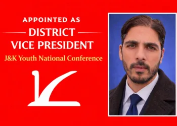 Maroof Bhawani Nominated Vice President of Youth National Conference For District Anantnag 