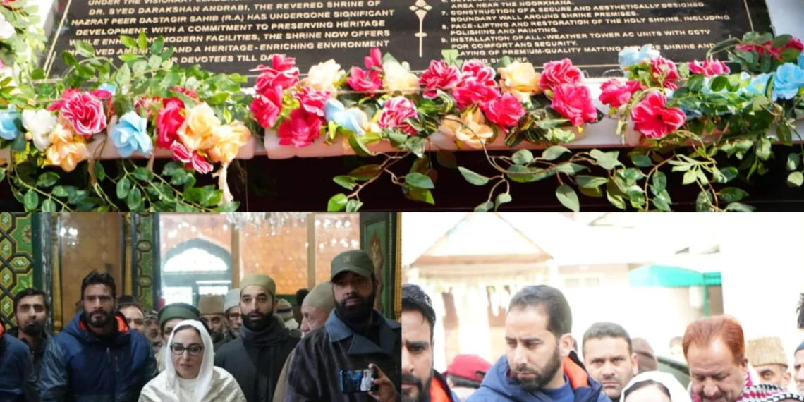 Dr Darakhshan Inaugurates New Facilities at Dastgir Sahib Shrine, Reviews Meraj-e-Aalam Arrangements