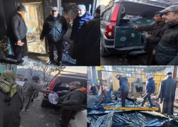 District Administration Provides Immediate Relief to Fire-Affected Families in Karnah