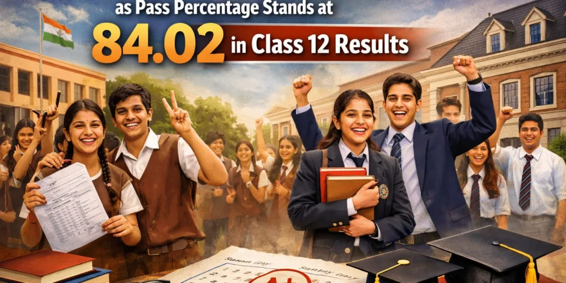 Govt, Private Schools Share Merit as Pass Percentage Stands at 84.02 in Class 12 Results