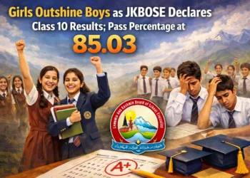 Girls Outshine Boys as JKBOSE Declares Class 10 Results; Pass Percentage at 85.03