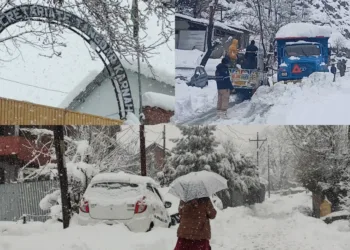 Heavy Snowfall Paralyzes Karnah, Road Connectivity Cut Off, Power Supply Disrupted