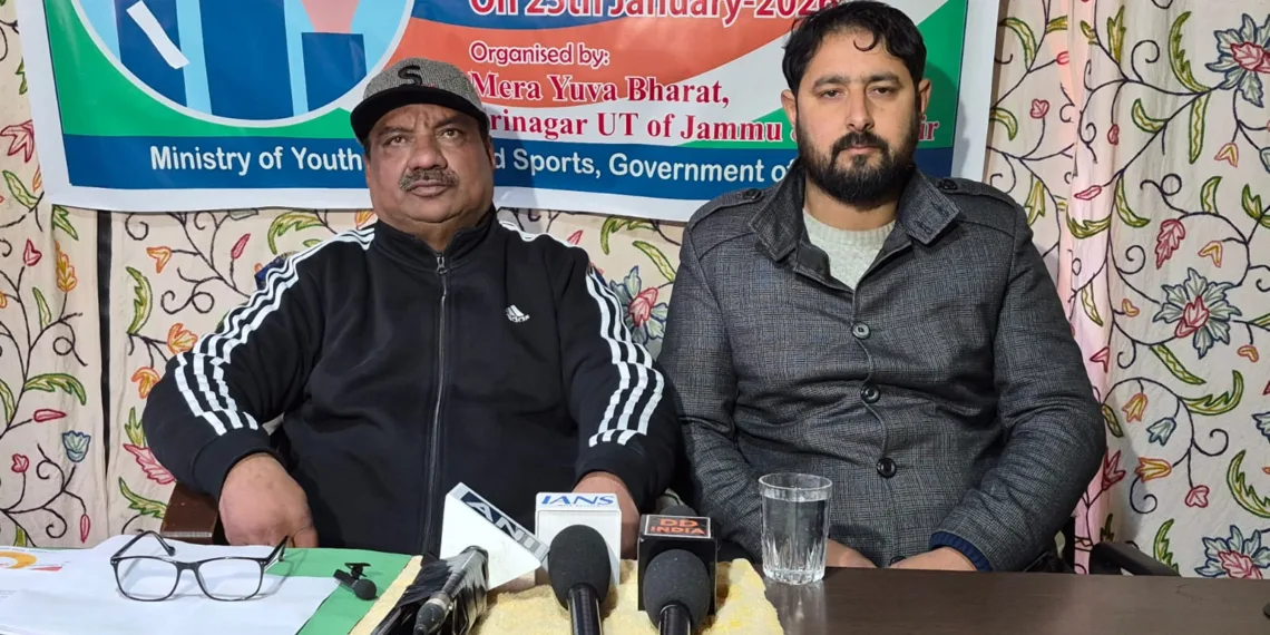 MY Bharat Srinagar Organises National Voters’ Day Padyatra, Sundays on Cycle 2026