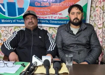 MY Bharat Srinagar Organises National Voters’ Day Padyatra, Sundays on Cycle 2026