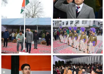 Srinagar Municipal Corporation Commemorates 77th Republic Day with Solemn Flag Unfurling Ceremony