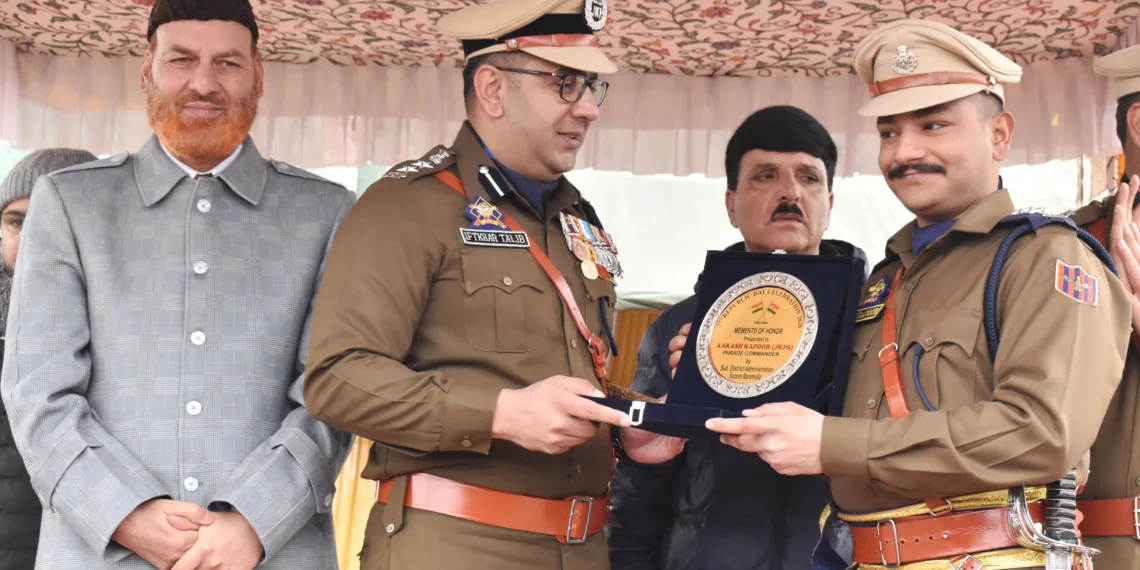 Sopore Celebrates 77th Republic Day with Patriotic Fervour at Khushal Sports Stadium