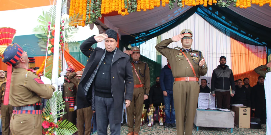 77th Republic Day Celebrated with Patriotic Fervour and Enthusiasm in District Kulgam