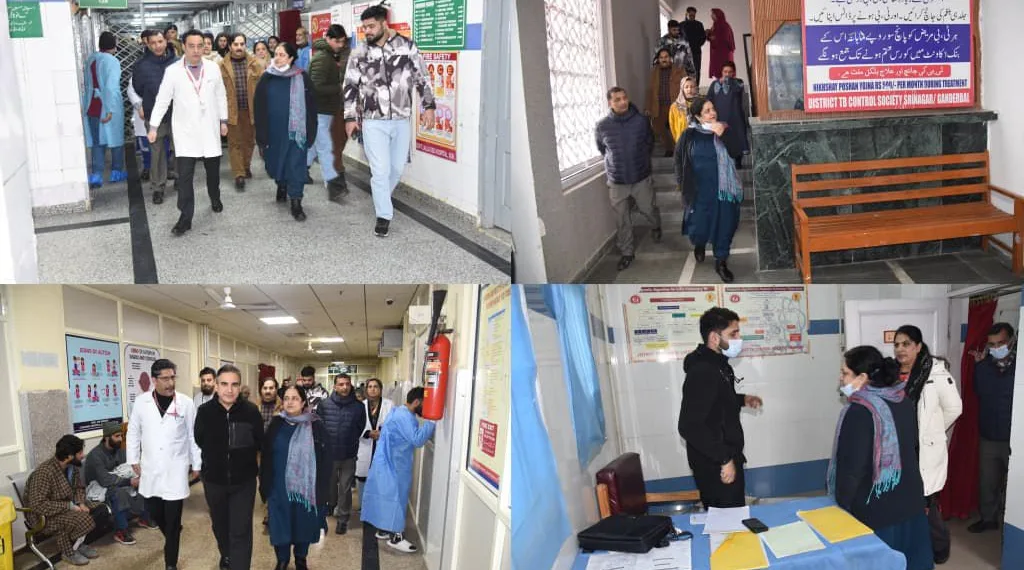 Principal GMC Srinagar, Reviews Hospital Preparedness to Ensure Uninterrupted Patient Care