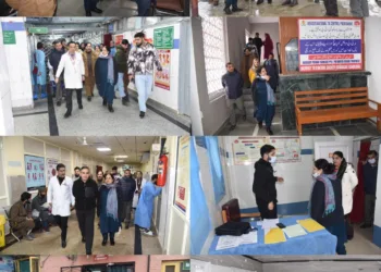 Principal GMC Srinagar, Reviews Hospital Preparedness to Ensure Uninterrupted Patient Care