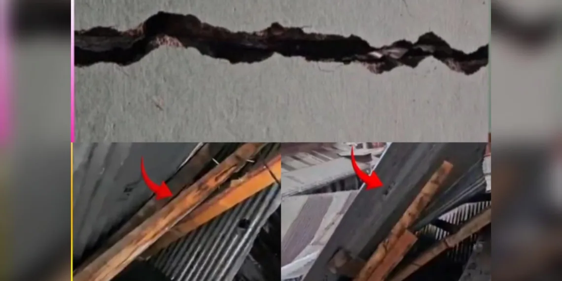 Buchwara Residents Seek Permission for Repairs After Gusty Winds Damage Homes