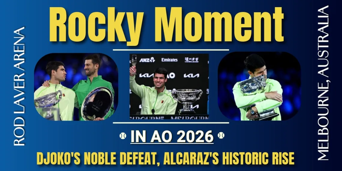 Rocky Moment in Melbourne AO 2026: Djokovic’s Noble Defeat, Alcaraz’s Historic Rise!