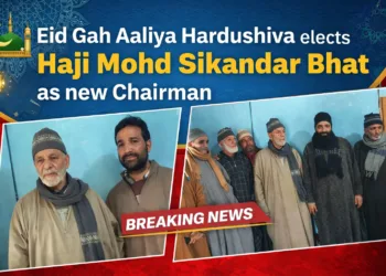 Eid Gah Aaliya Hardushiva elects Haji Mohd Sikandar Bhat as new Chairman