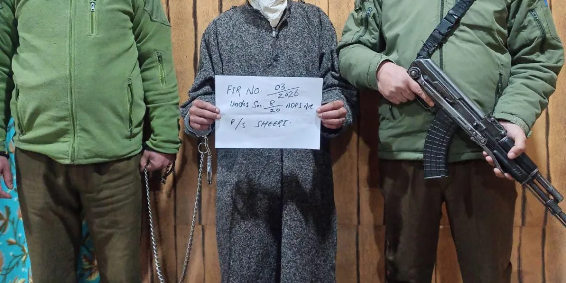 Baramulla Police Apprehends Person with Charas-like Substance During Naka Checking