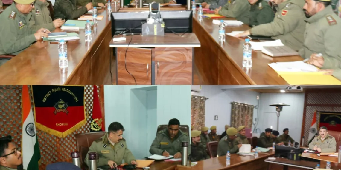SSP Shopian Holds General Crime, Security Review Meet