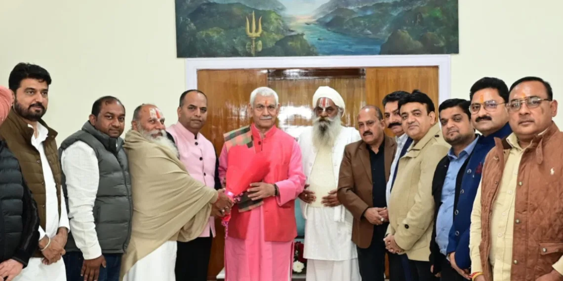 LG Manoj Sinha Assures Full Support to Bhandara Organisations Ahead of Shri Amarnath Ji Yatra-2026