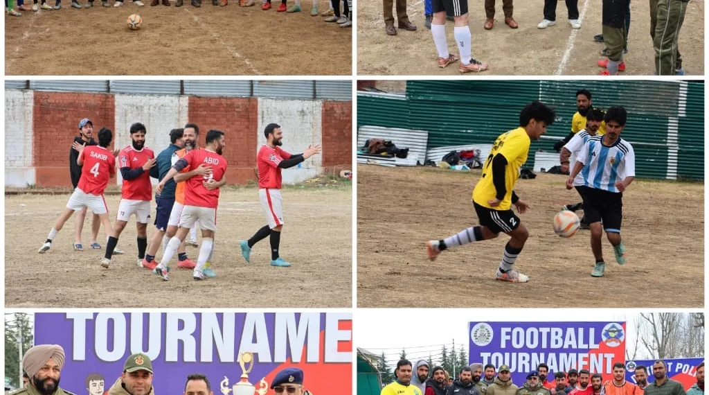 J&K Police organises football tournament under civic action programme in Budgam