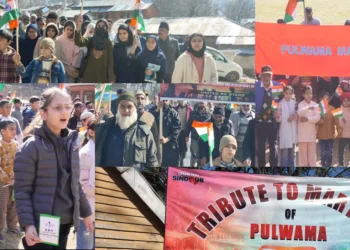 Karnah Observes Pulwama Black Day with Massive Solidarity Marches