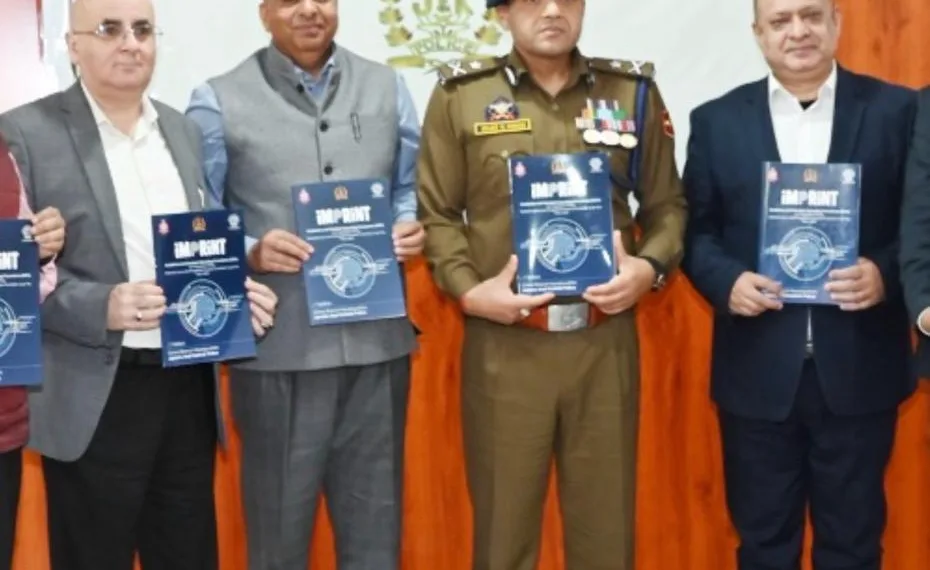 IGP Crime Sujit Kumar Rolls Out Maiden J&K Fingerprint Bureau Magazine to Strengthen Scientific Investigations