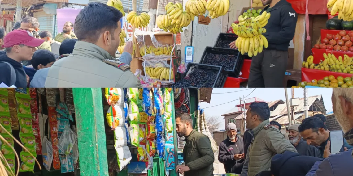Sopore Police Conduct Market Inspection Ahead of Holy Month of Ramzan