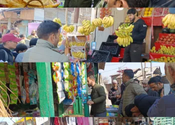 Sopore Police Conduct Market Inspection Ahead of Holy Month of Ramzan