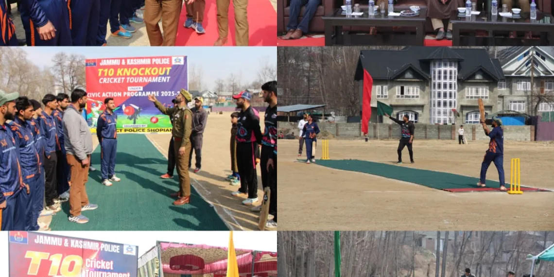 Shopian Police Concludes Knockout T10 Cricket