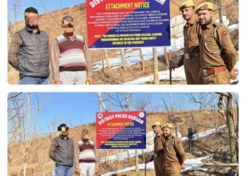 Budgam Police Cracks Down on Terror Network, Attaches Property of JKNOP in Major Action