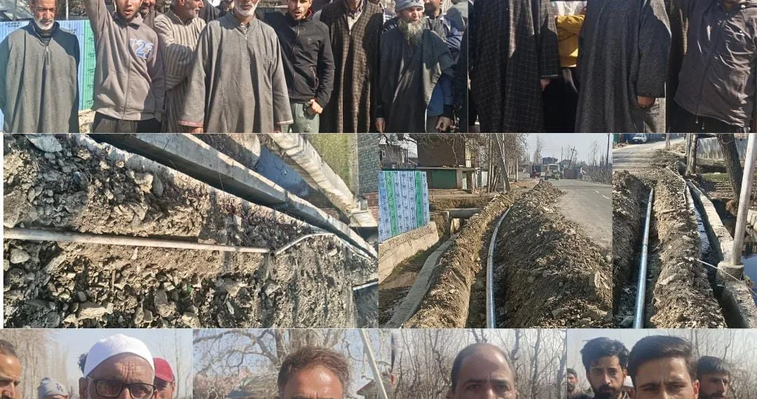 Peaceful Protest Against PHE Department on Tilgam Main Road; Residents Demand Laying of New Pipeline