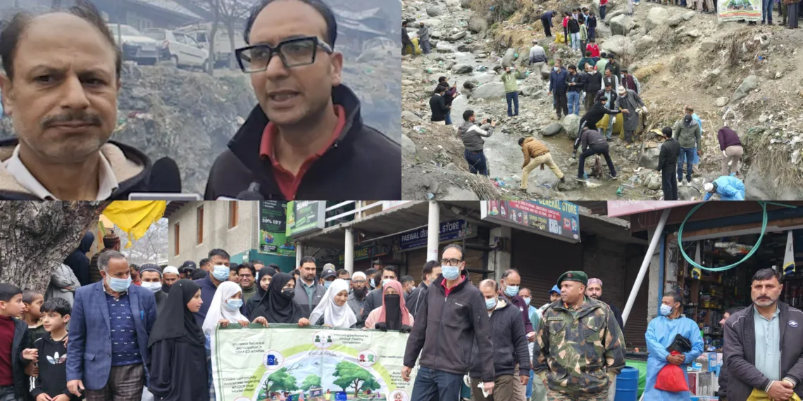 Mega Cleanliness Drive Held at Nallah Batamoji in Tangdar