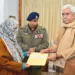 LG Sinha Gives Compassionate Appointment to Wife of Cop Martyred in Nowgam Blast