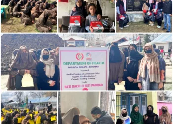 Health Check-up Camp, Stationery Kits Distributed under Beti Bachao Beti Padhao in Shopian