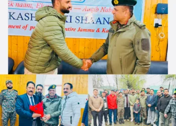 From Baramulla to National Stage, Rising Star Aqib Nabi Honoured at BCF Felicitation Ceremony in Baramulla
